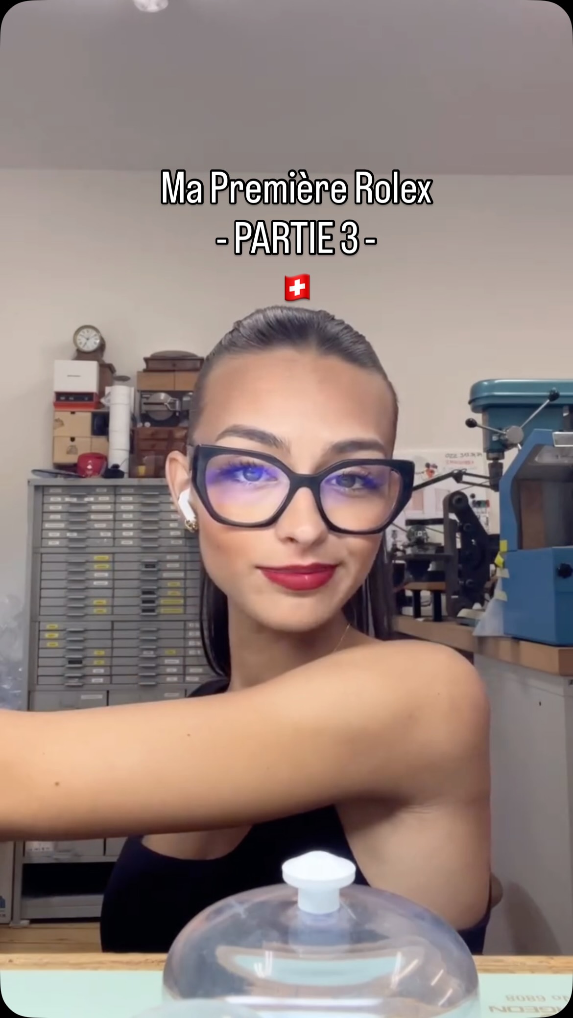 Laura à l’atelier